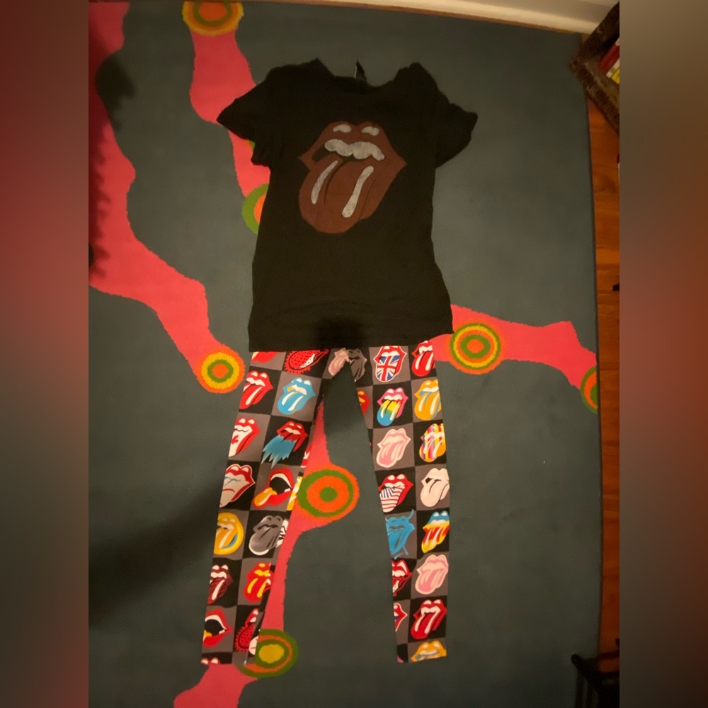 Rolling Stones legging t shirt bundle